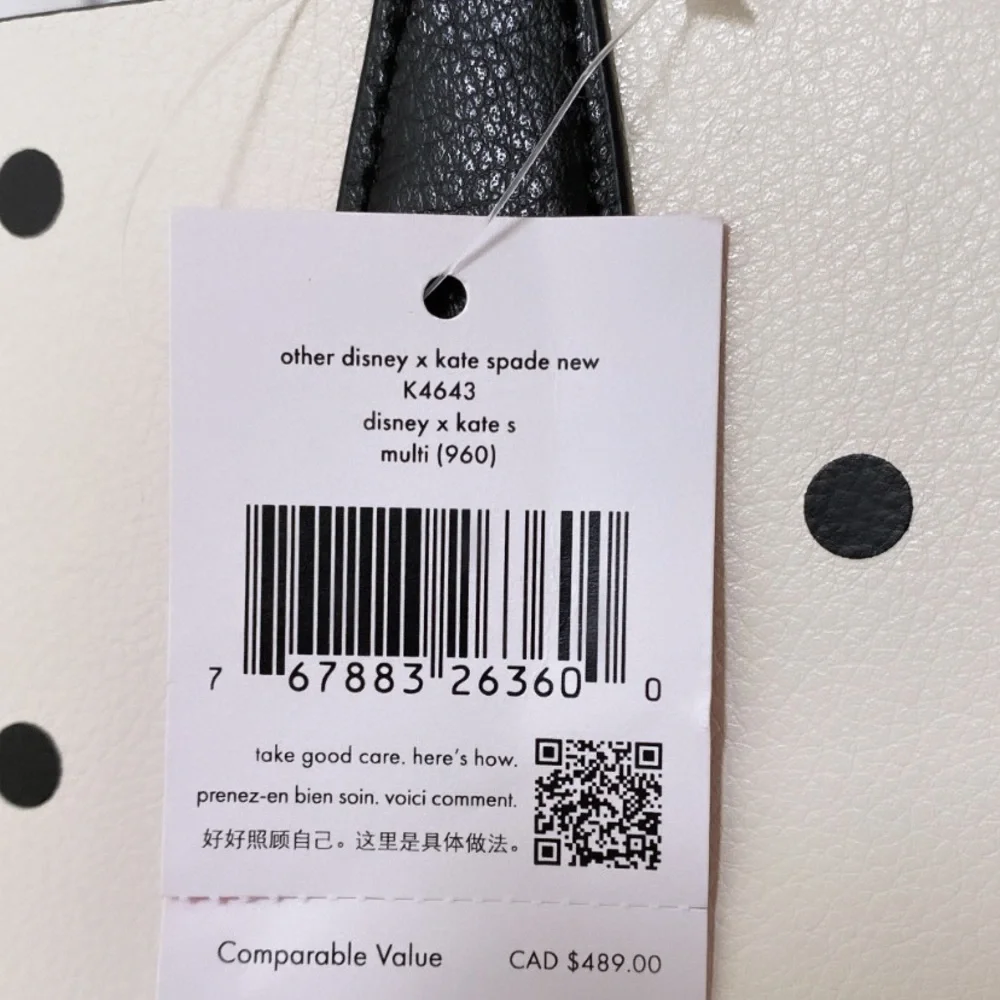 New💃Kate Spade disney x kate spade new york minnie mouse tote bag - Picture 13 of 13